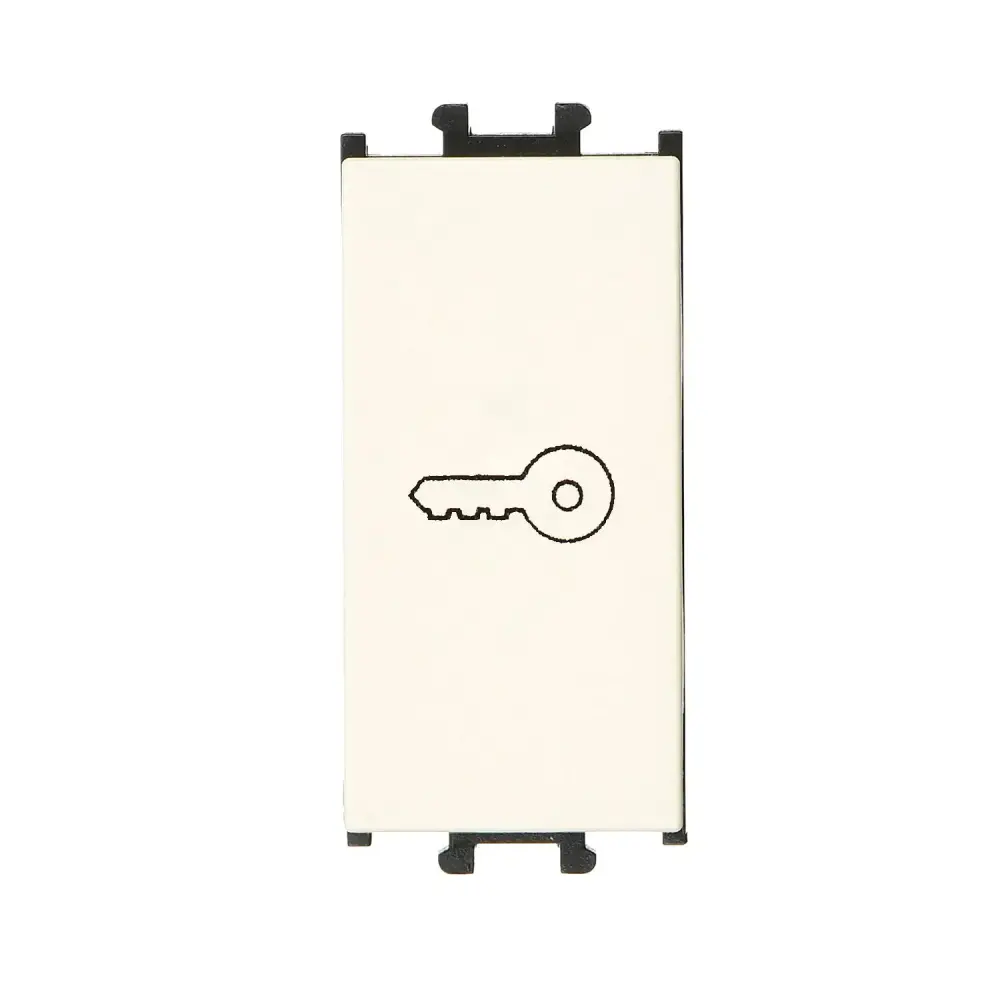 Push Button with Key Symbol, 1M, Cream - Günsan