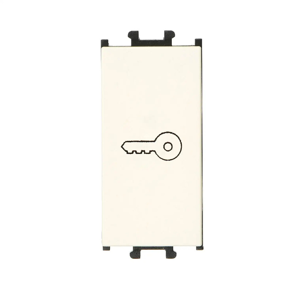 Push Button with Key Symbol, 1M, Cream - Günsan