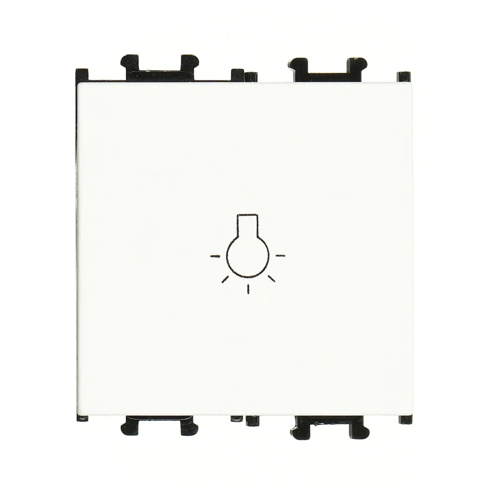 Domino Liht Geniş, 2M, Beyaz (Mekanizma + Tuş/Kapak) - Günsan Elektrik