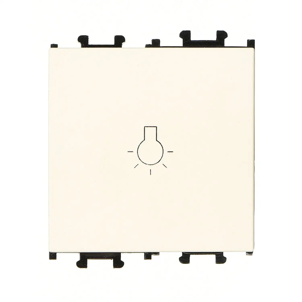 Domino Liht Geniş, 2M, Krem (Mekanizma + Tuş/Kapak) - Günsan Elektrik