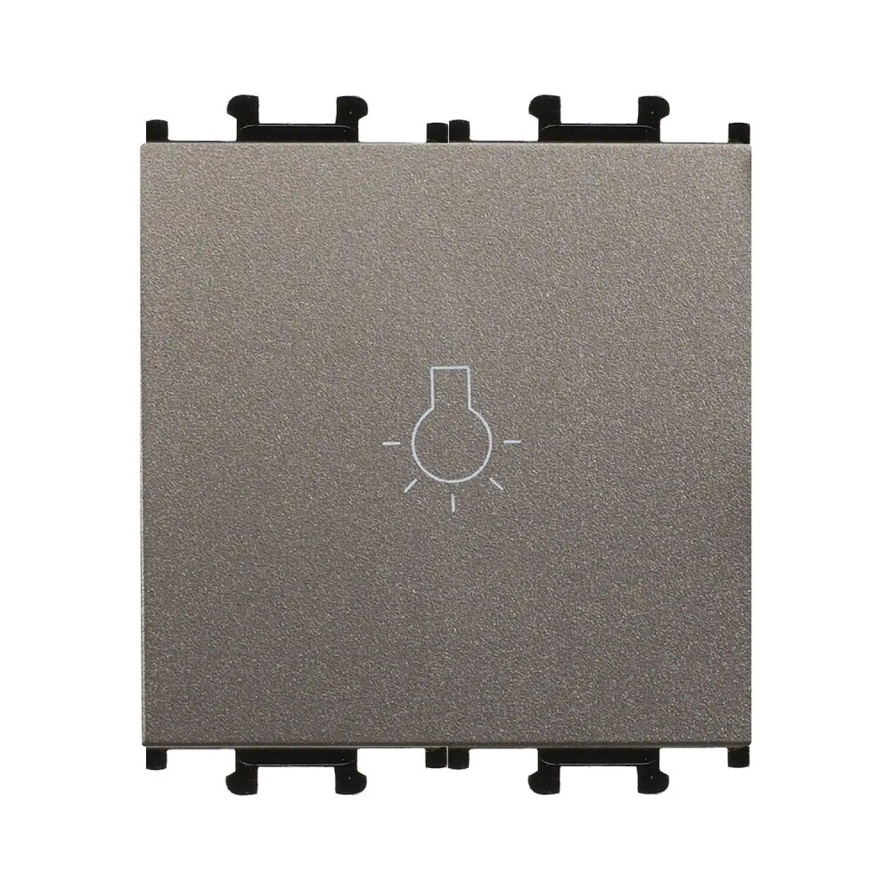 Domino Liht Geniş, 2M, Mocha (Mekanizma + Tuş/Kapak) - Günsan Elektrik