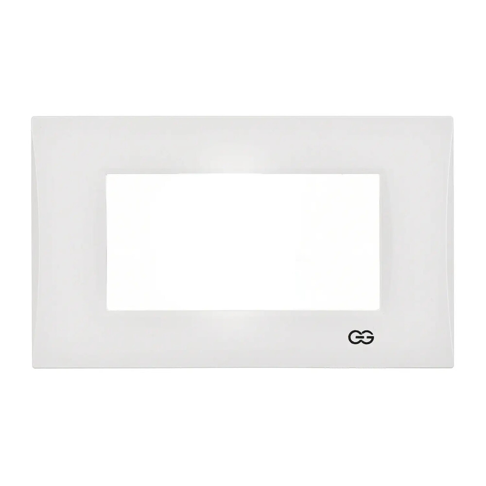 Domino Mode Dörtlü Çerçeve, 4M, Beyaz - Günsan Elektrik