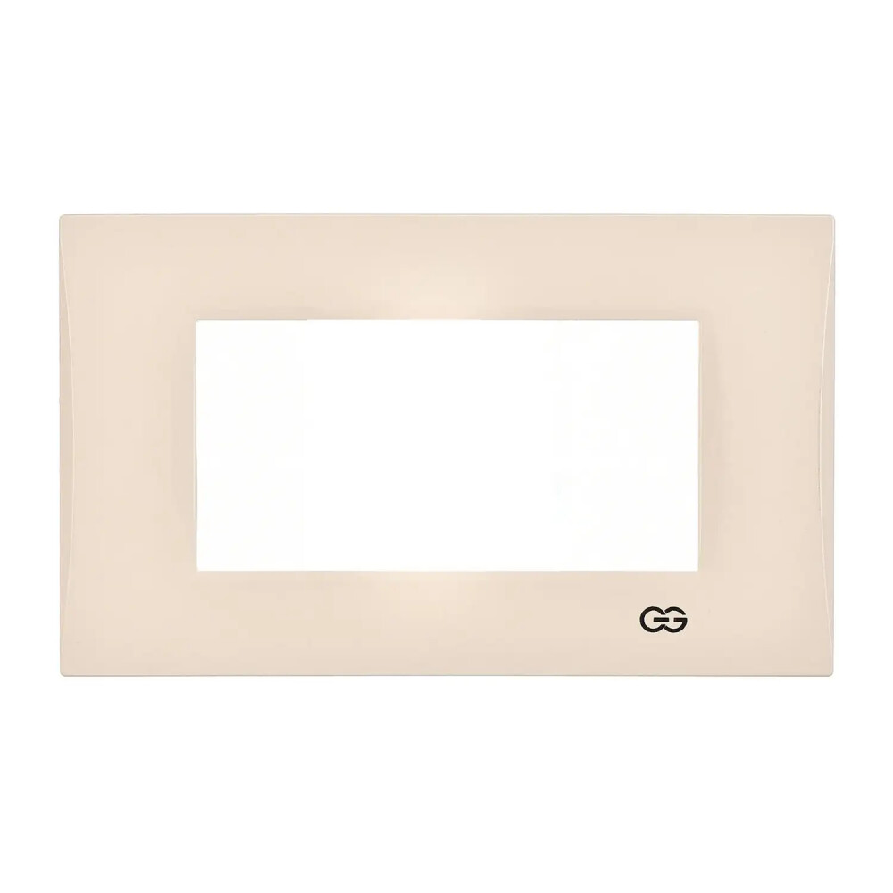 Domino Mode Dörtlü Çerçeve, 4M, Krem - Günsan Elektrik