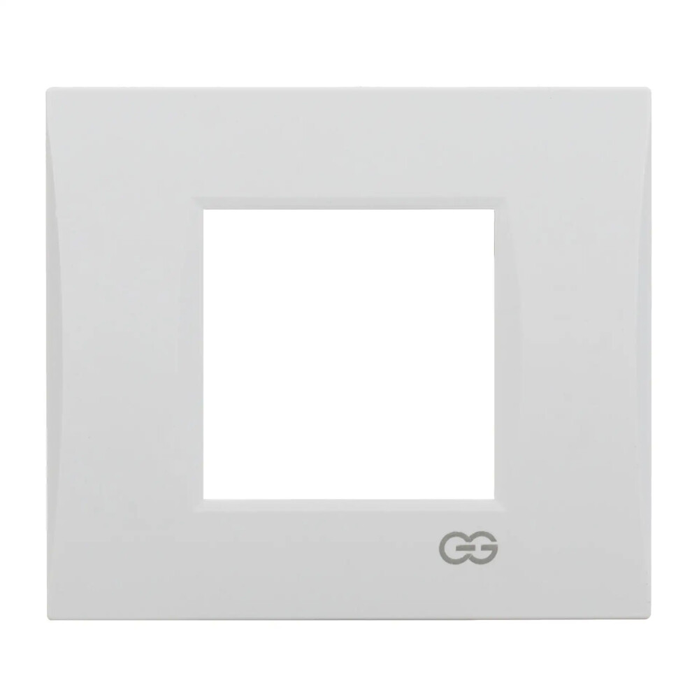 Domino Mode İkili Çerçeve, 2M, Beyaz - Günsan Elektrik