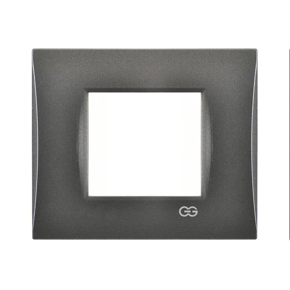 Domino Mode İkili Çerçeve, 2M, Füme - Günsan Elektrik