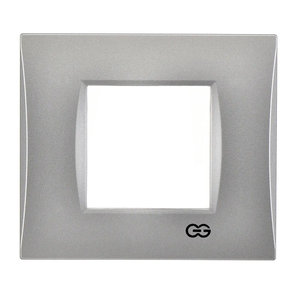 Domino Mode İkili Çerçeve, 2M, Gümüş - Günsan Elektrik