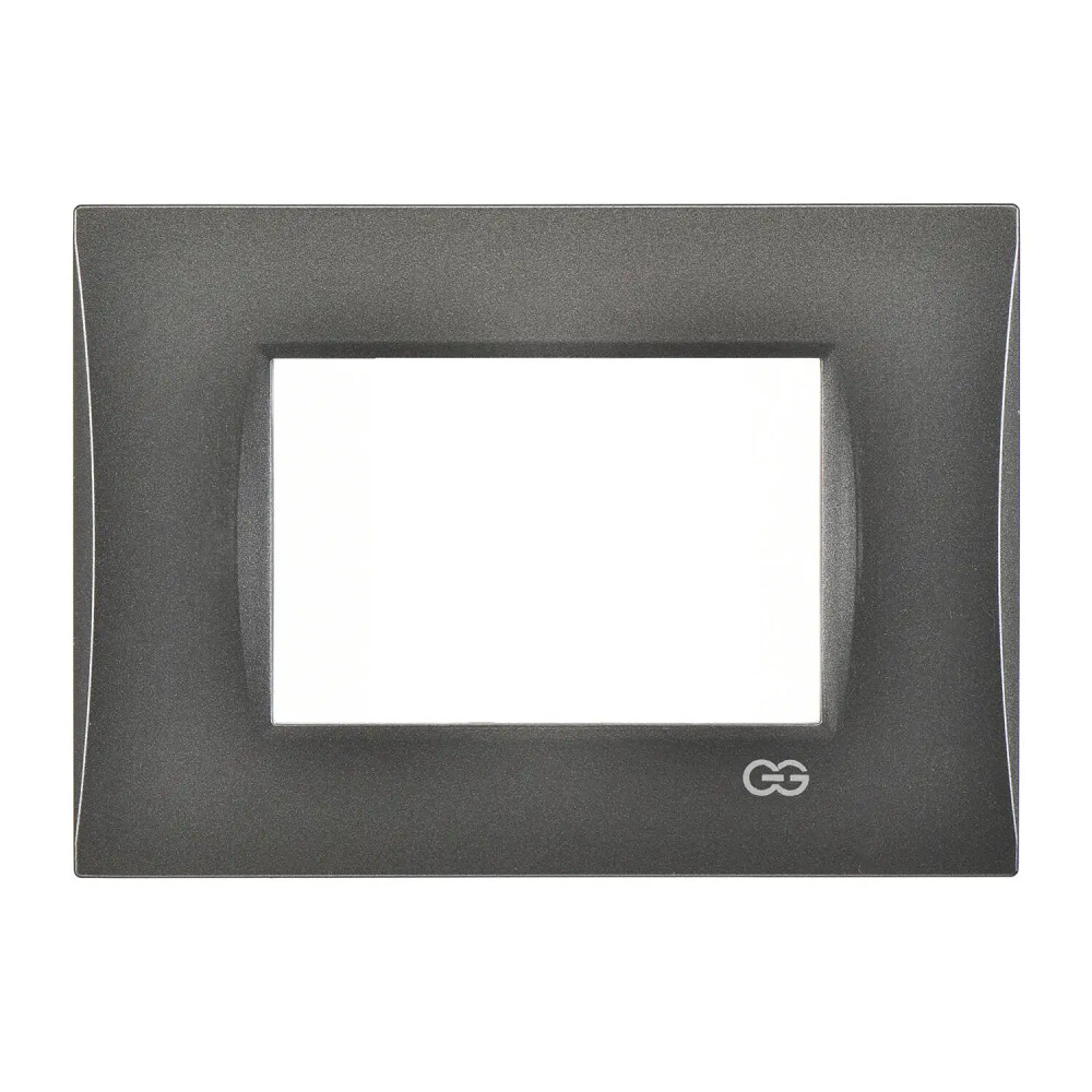 Domino Mode Üçlü Çerçeve, 3M, Füme - Günsan Elektrik