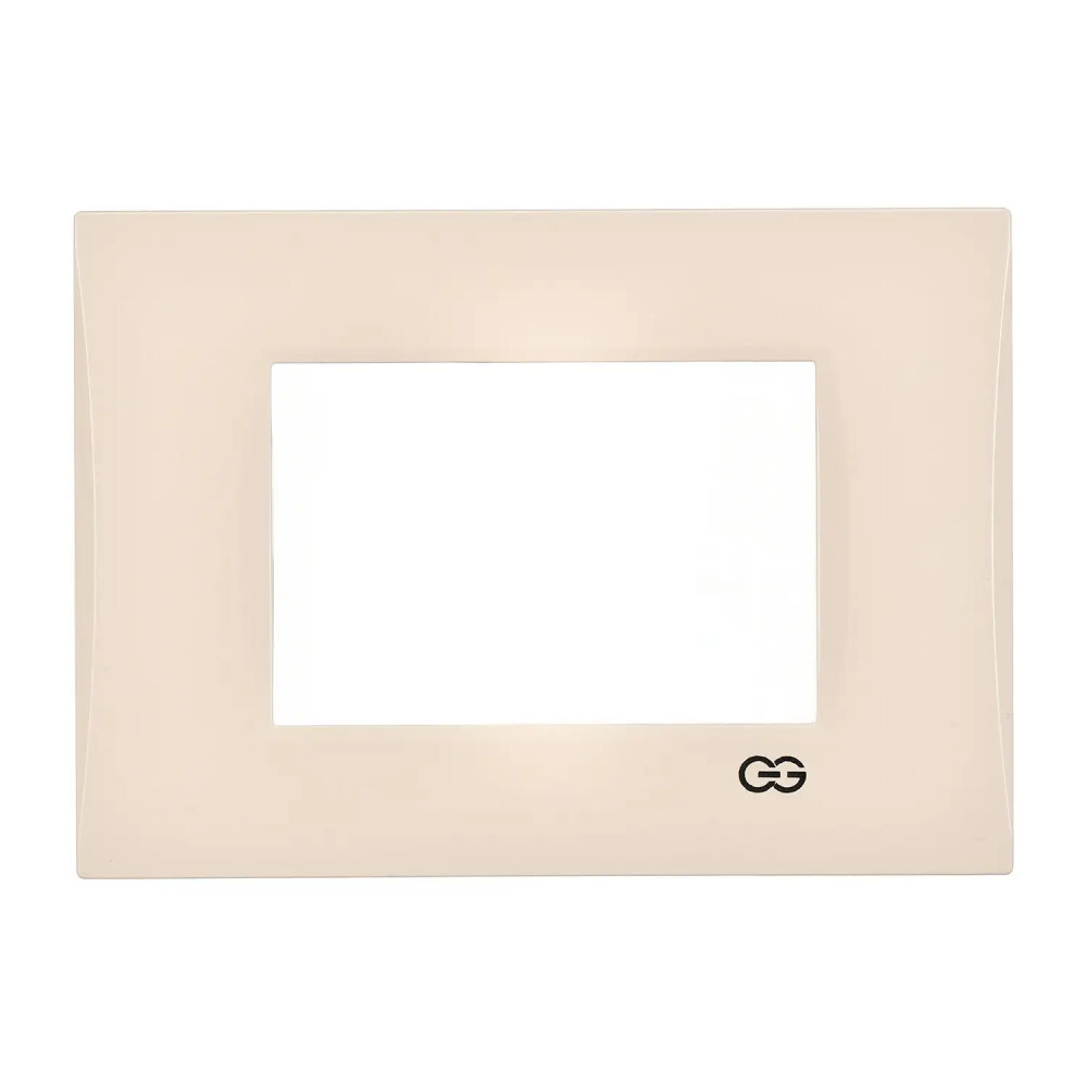 Domino Mode Üçlü Çerçeve, 3M, Krem - Günsan Elektrik