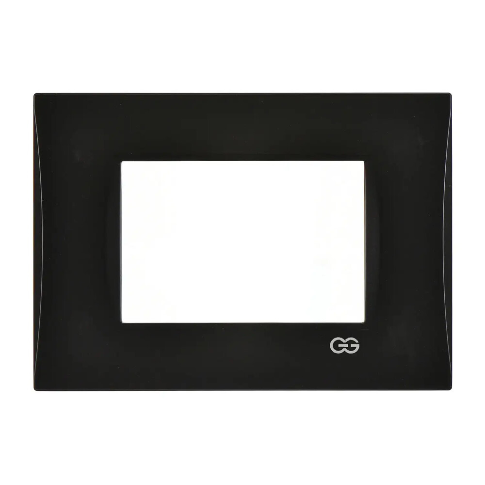 Domino Mode Üçlü Çerçeve, 3M, Metalik Siyah - Günsan Elektrik