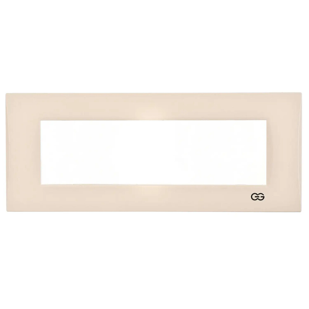 Domino Mode Yedili Çerçeve, 7M, Krem - Günsan Elektrik