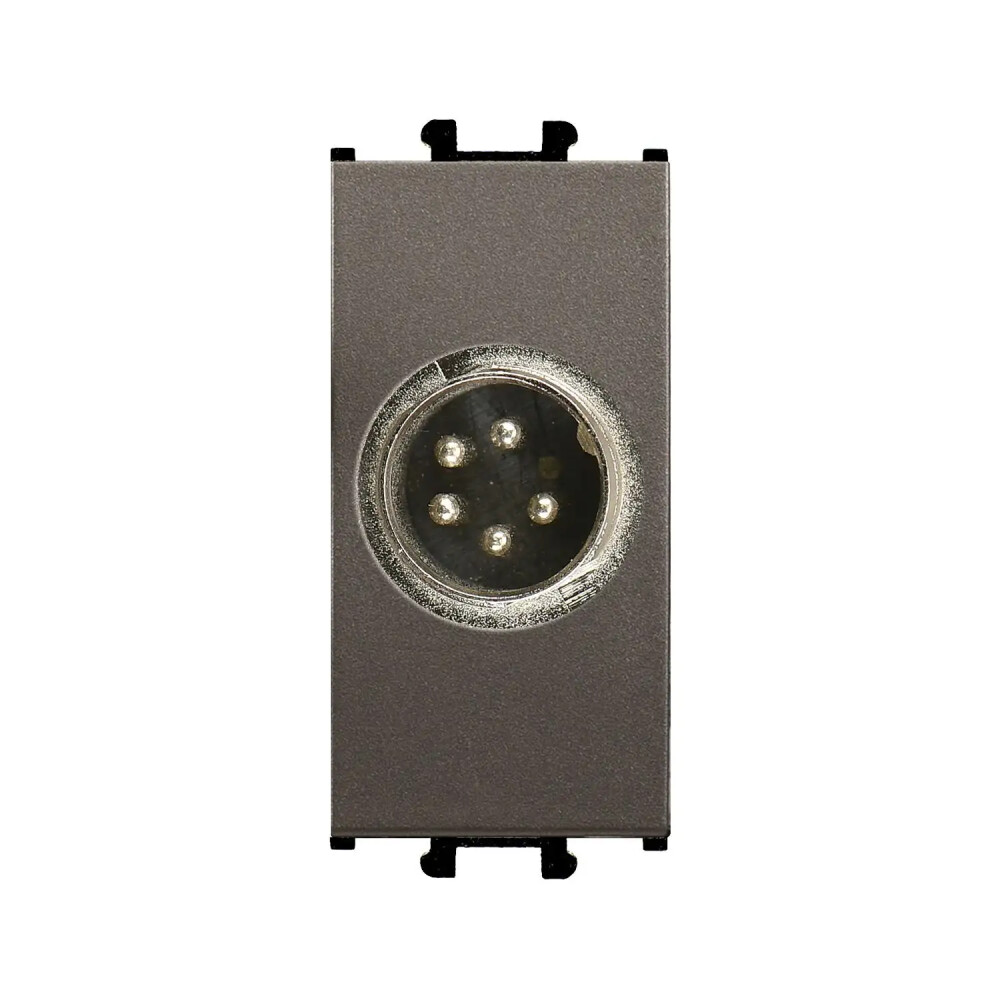 Domino Müzik Yayın Jack 5K, 1M, Mocha (Mekanizma + Tuş/Kapak) - Günsan