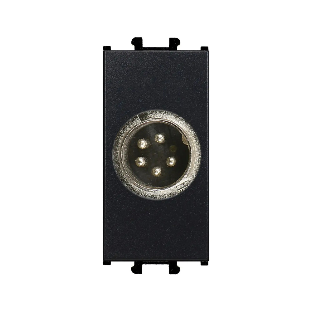 Domino Müzik Yayın Jack 5K, 1M, Siyah (Mekanizma + Tuş/Kapak) - Günsan