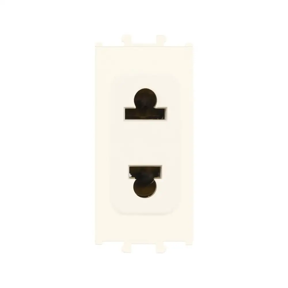 Domino Priz (Cihaz Tipi), 1M, Krem (Mekanizma + Tuş/Kapak) - 1
