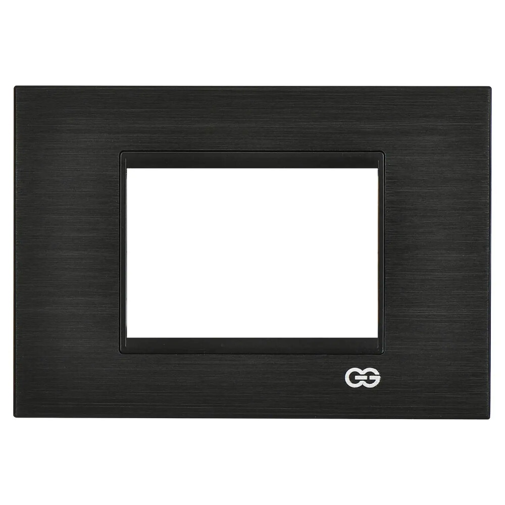 Domino Siyah Inox Çerçeve / Çıtası Siyah, 3M - Günsan Elektrik