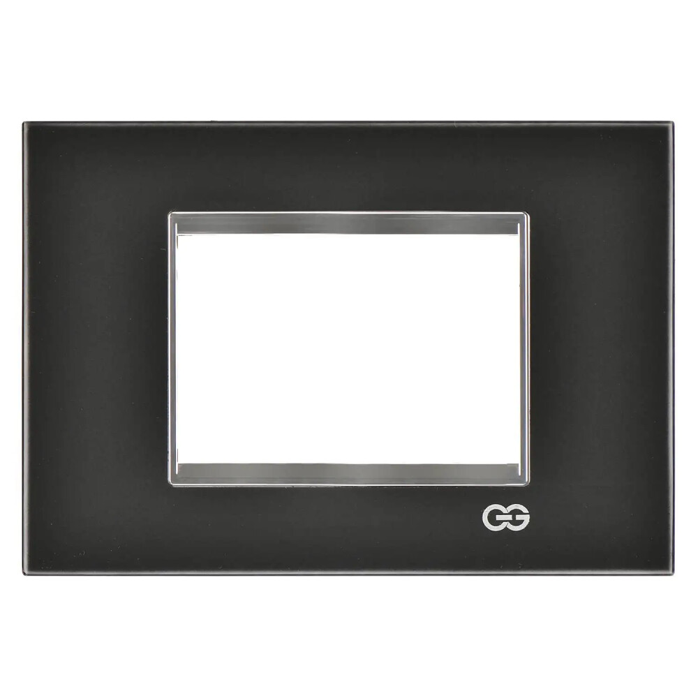 Domino Siyah Pleksi Çerçeve / Çıtası Krom, 3M - Günsan Elektrik