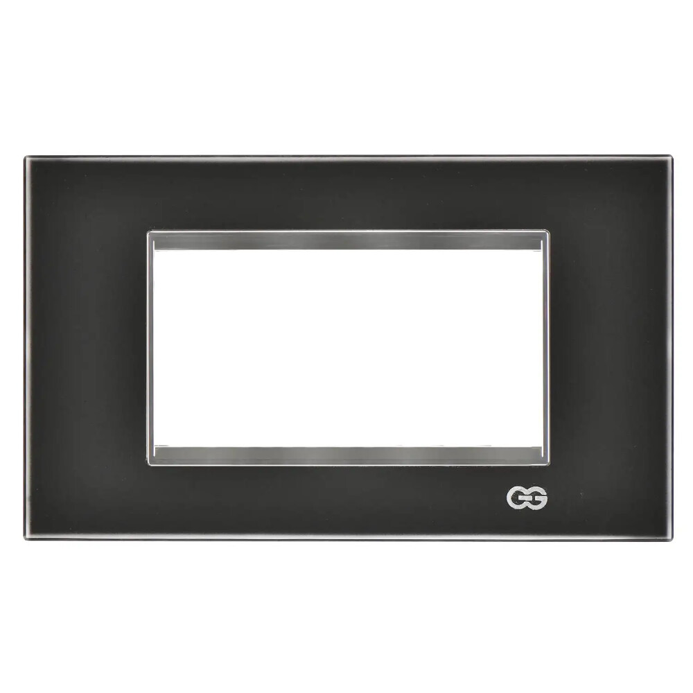 Domino Siyah Pleksi Çerçeve / Çıtası Krom, 4M - Günsan Elektrik