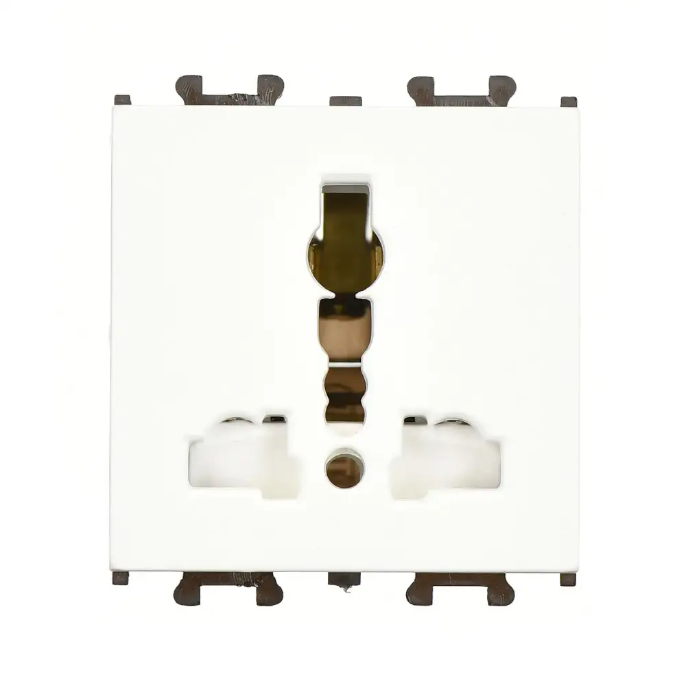 Domino Universal Priz, 2M, Beyaz (Mekanizma + Tuş/Kapak) - 1