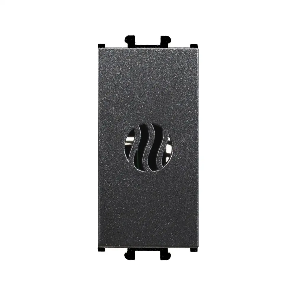 Domino Uyarı Zili (Buzzer), 1M, Füme (Mekanizma + Tuş/Kapak) 