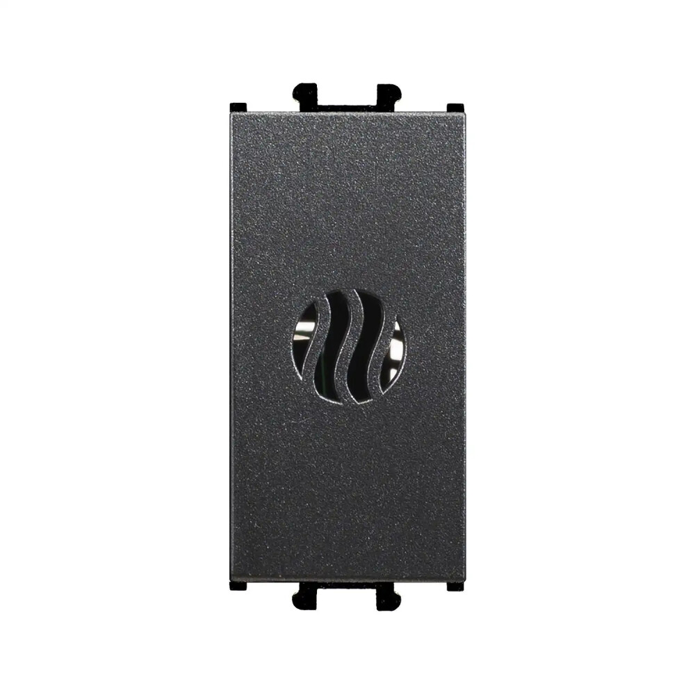 Domino Uyarı Zili (Buzzer), 1M, Füme (Mekanizma + Tuş/Kapak) - Günsan Elektrik