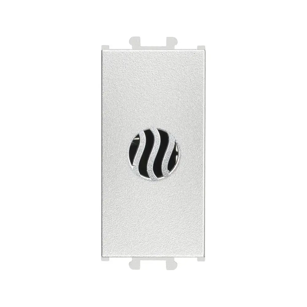 Domino Uyarı Zili (Buzzer), 1M, Gümüş (Mekanizma + Tuş/Kapak) 