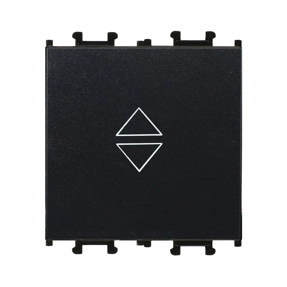 Domino Vavien Geniş, 2M, Siyah (Mekanizma + Tuş/Kapak) - Günsan Elektrik