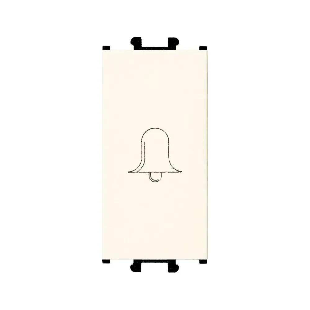 Push Button with Bell Symbol (220V), 1M, Cream - Günsan