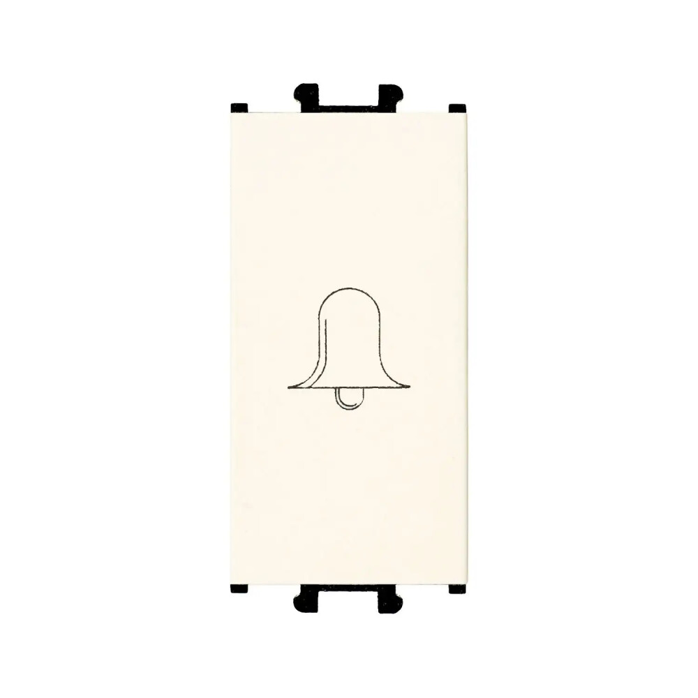 Push Button with Bell Symbol (220V), 1M, Cream - Günsan