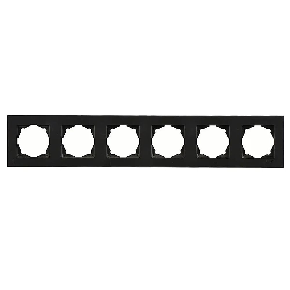 Eqona Altılı Çerçeve, Metalik Siyah 