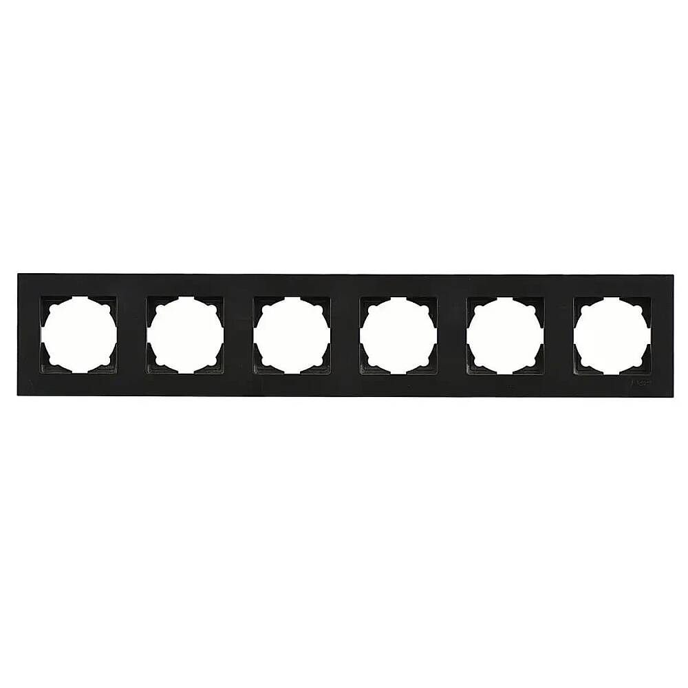 Eqona Altılı Çerçeve, Metalik Siyah - 1