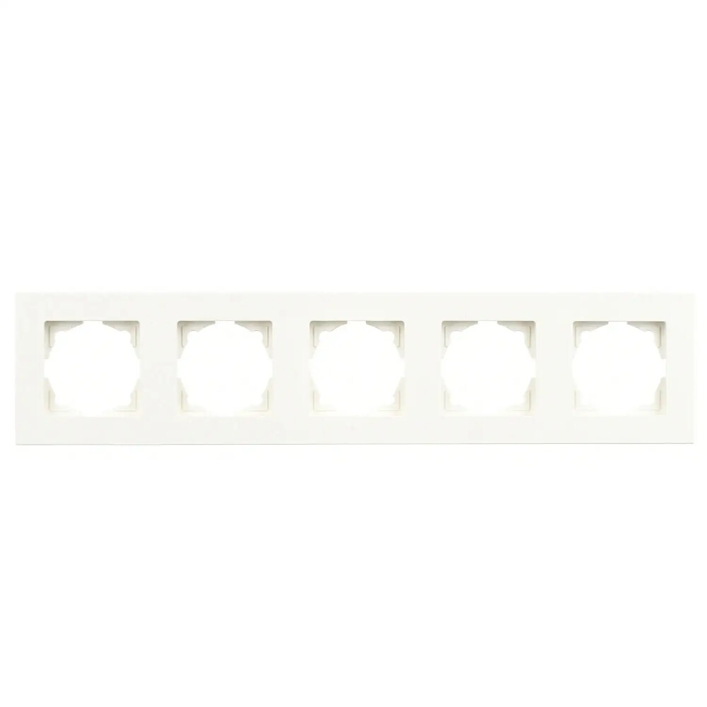 Eqona Beşli Çerçeve, Fildişi Beyazı - Günsan Elektrik