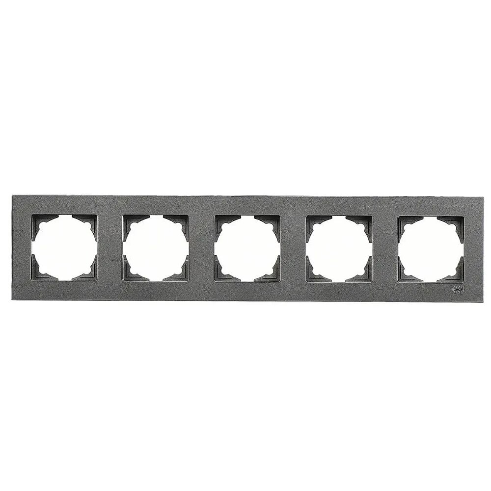 5 Gang Frame, Smoked Gray - Günsan