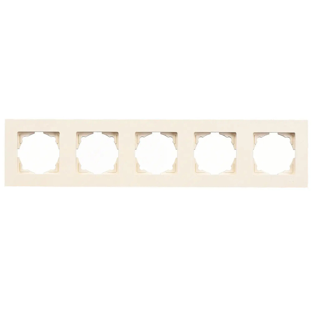 Eqona Beşli Çerçeve, Krem - Günsan Elektrik