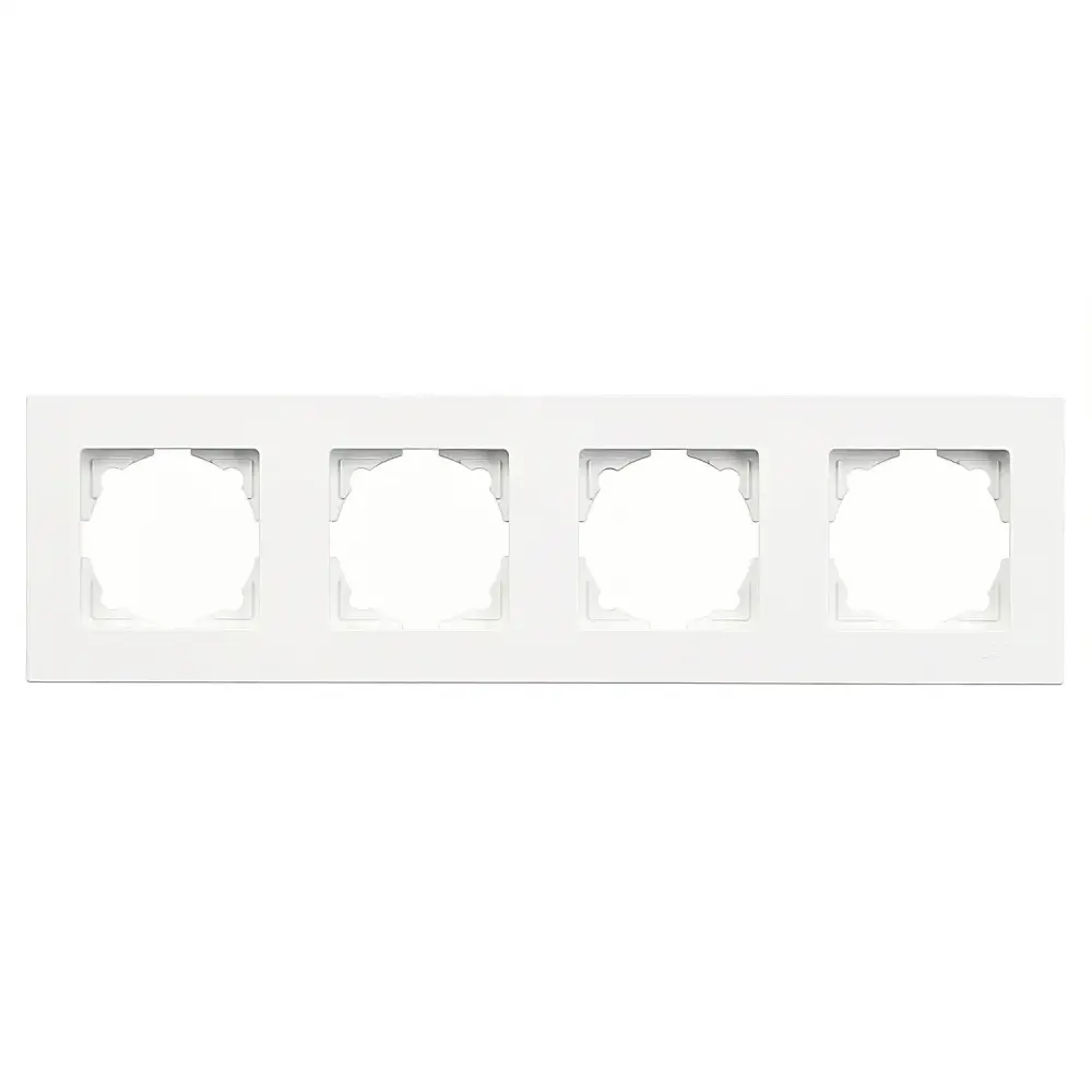 4 Gang Frame, White - Günsan