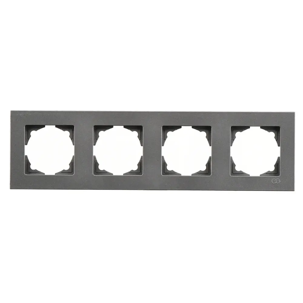 4 Gang Frame, Smoked Gray - Günsan