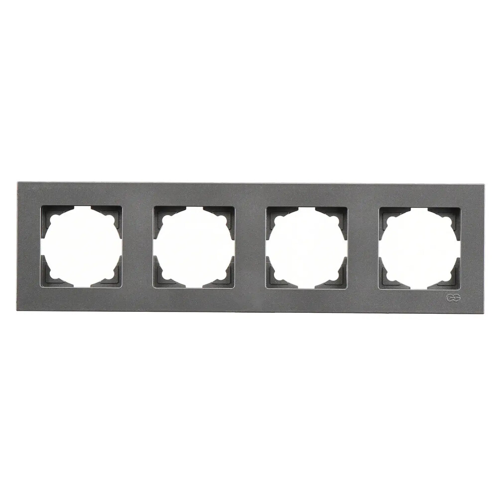 4 Gang Frame, Smoked Gray - Günsan