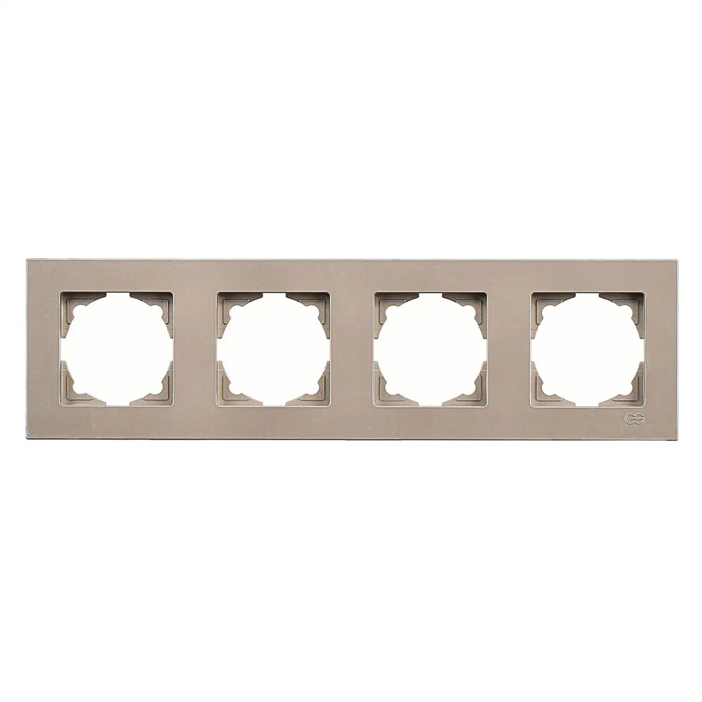 Eqona Dörtlü Çerçeve, Metalik Bej - Günsan Elektrik