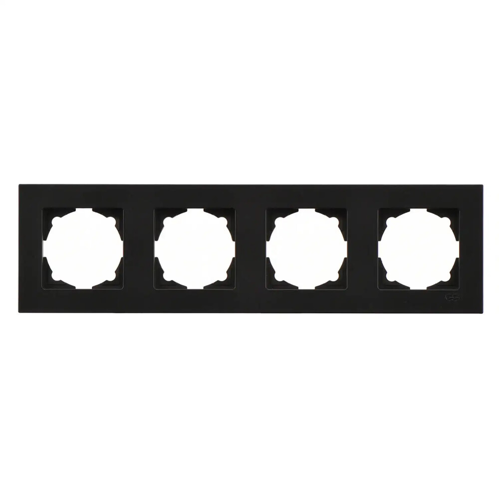 Eqona Dörtlü Çerçeve, Metalik Siyah - Günsan