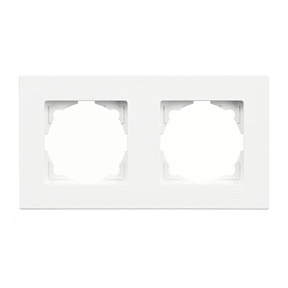 2 Gang Frame, White - Günsan