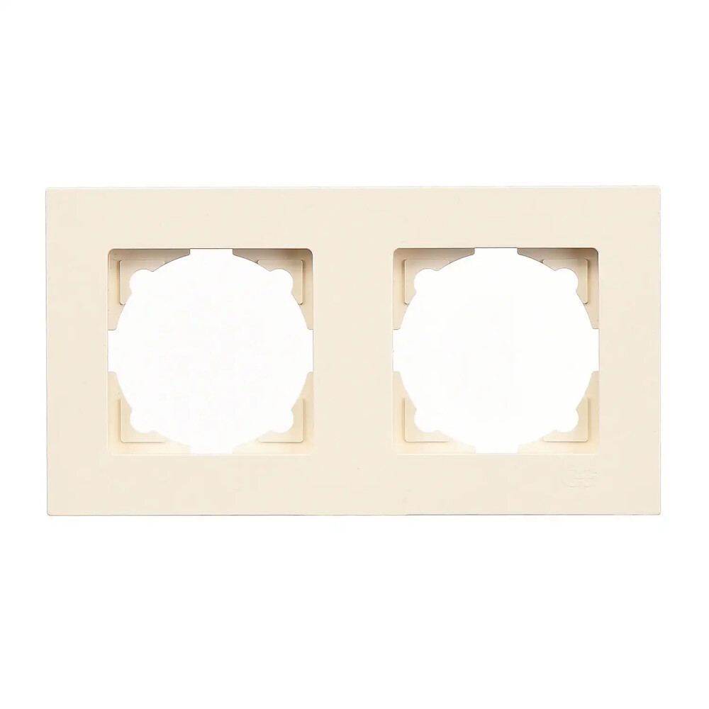 Eqona İkili Çerçeve, Krem - Günsan Elektrik