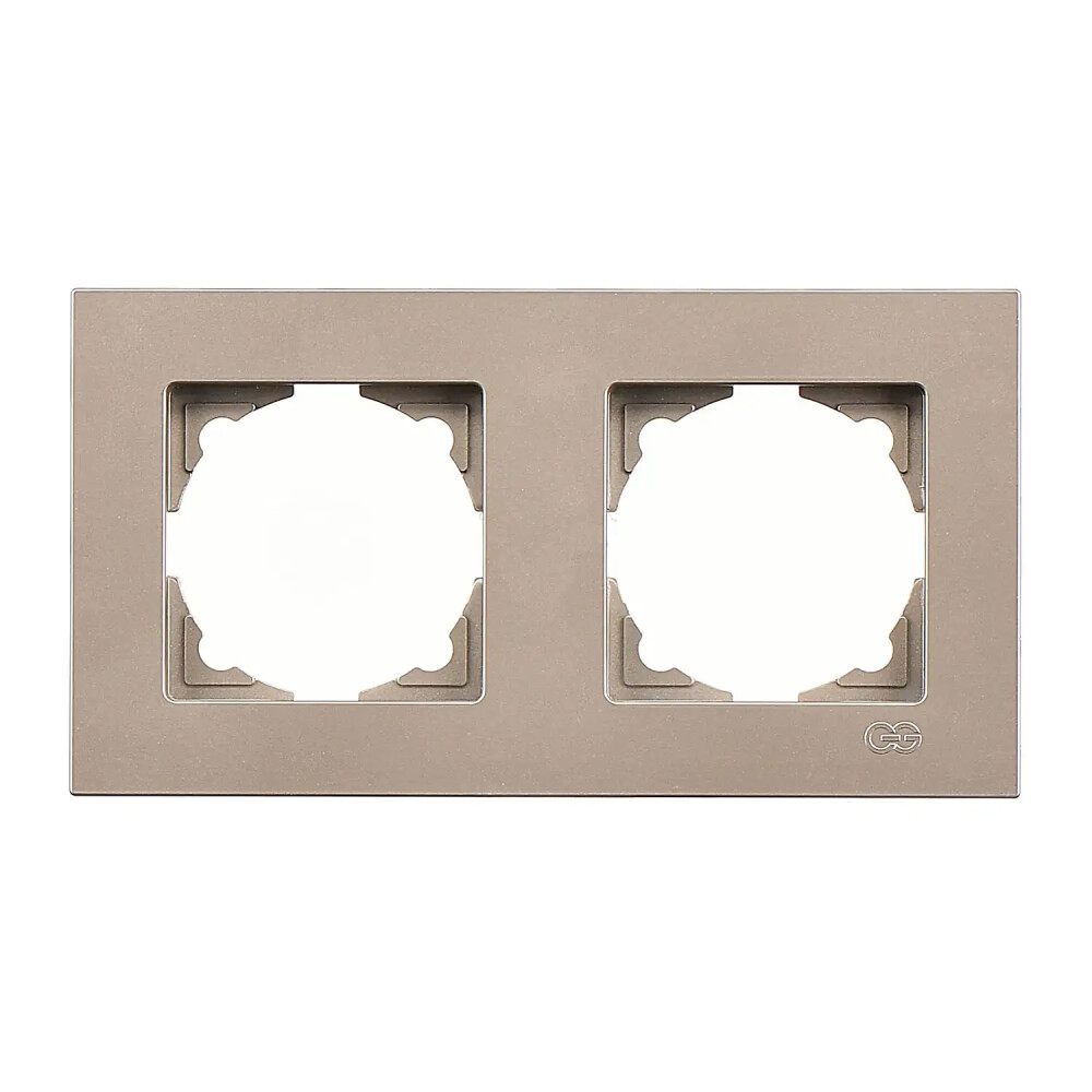 Eqona İkili Çerçeve, Metalik Bej - Günsan