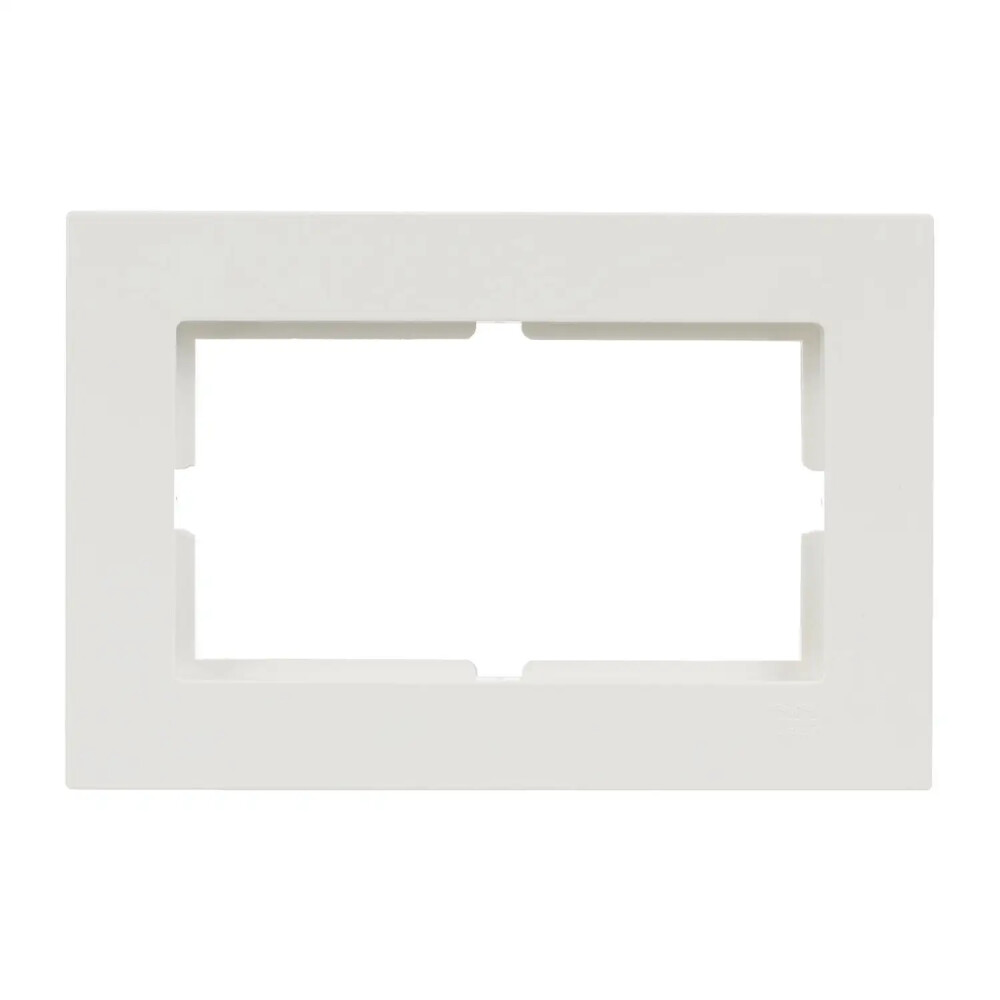 Eqona İkili Priz Çerçeve, Fildişi Beyazı - Günsan