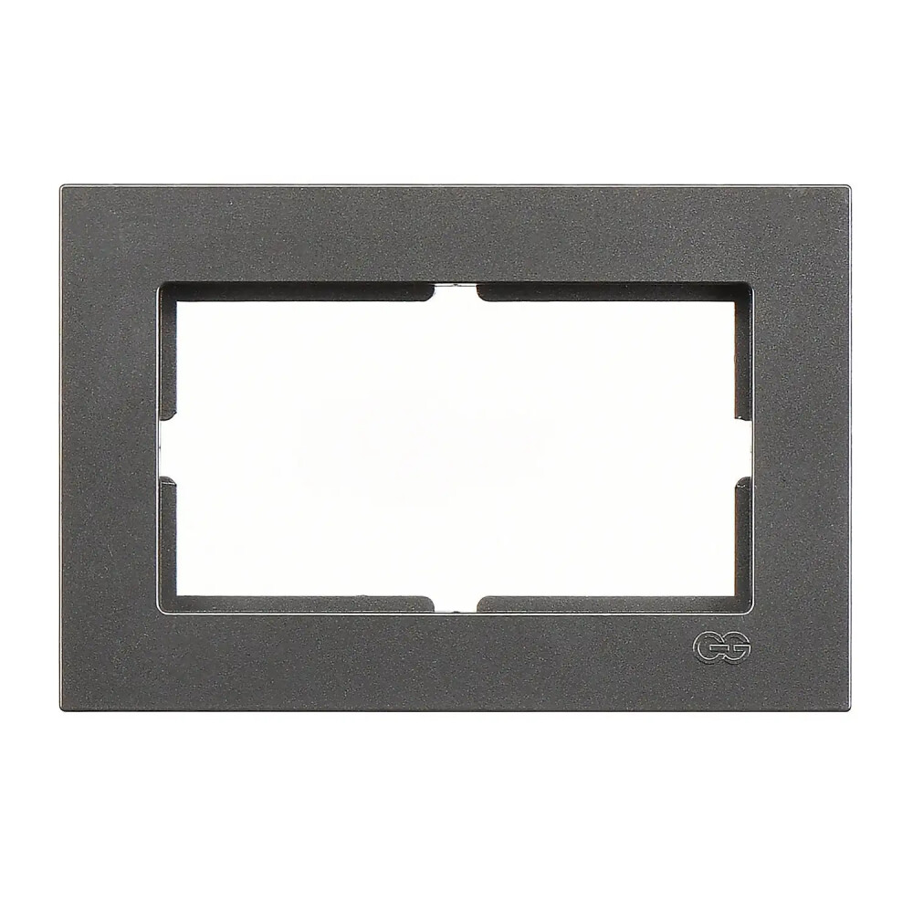 Eqona İkili Priz Çerçeve, Füme - Günsan