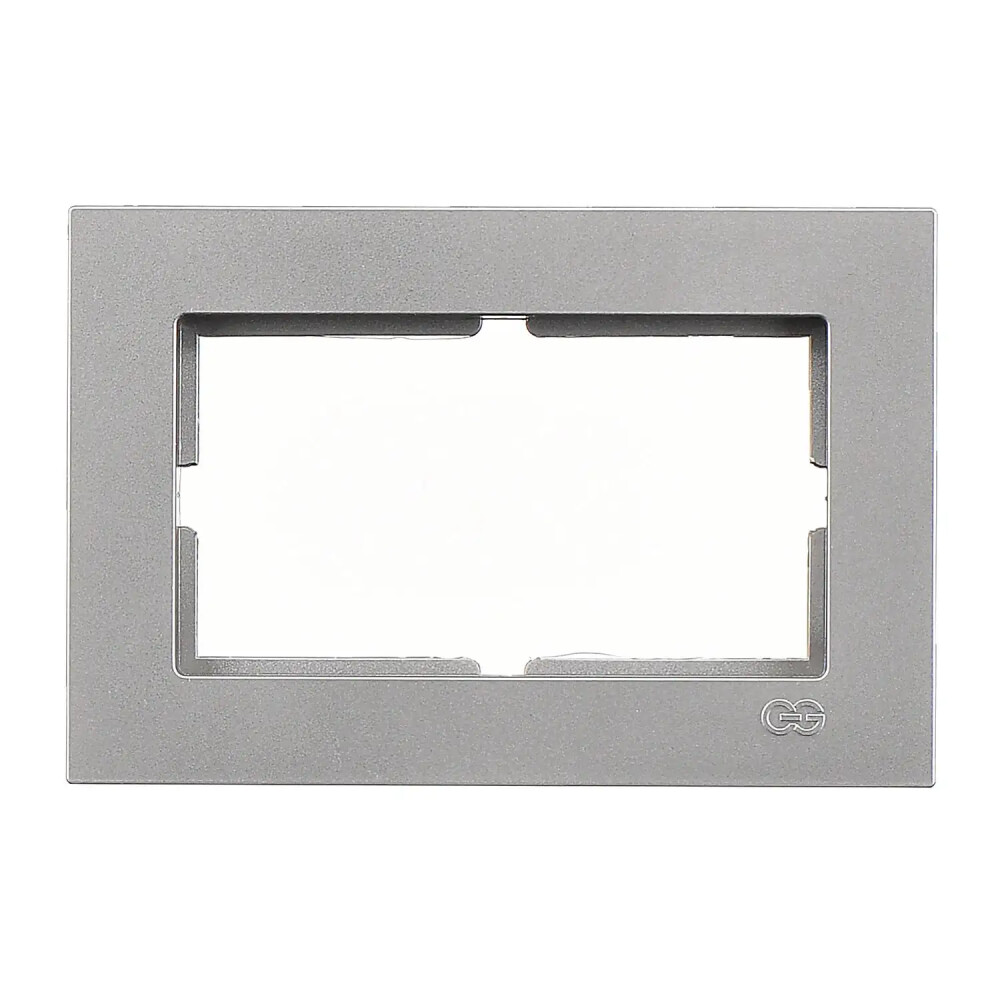 Eqona İkili Priz Çerçeve, Gümüş - Günsan Elektrik