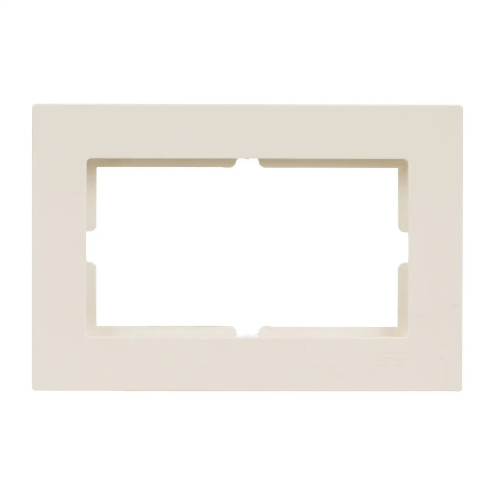 Eqona İkili Priz Çerçeve, Krem - Günsan Elektrik