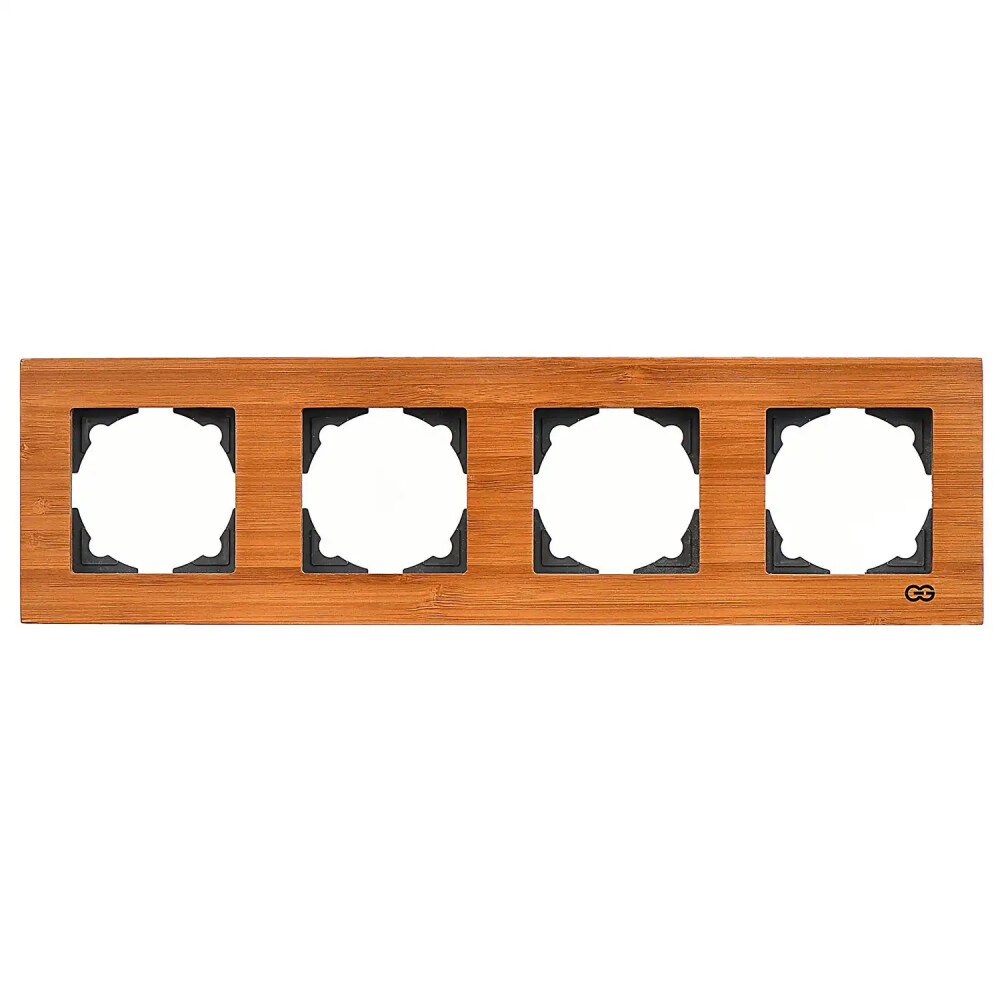 Eqona Noble Eqona Ahşap Dörtlü Çerçeve, Bambu - Günsan Elektrik