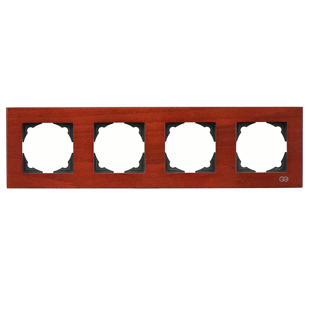 Eqona Noble Eqona Ahşap Dörtlü Çerçeve, Kiraz - 1