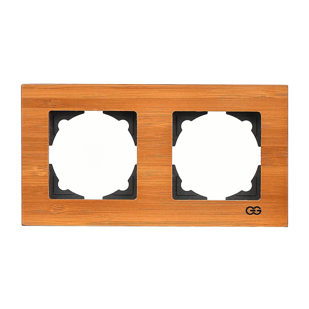 Eqona Noble Eqona Ahşap İkili Çerçeve, Bambu - Günsan Elektrik