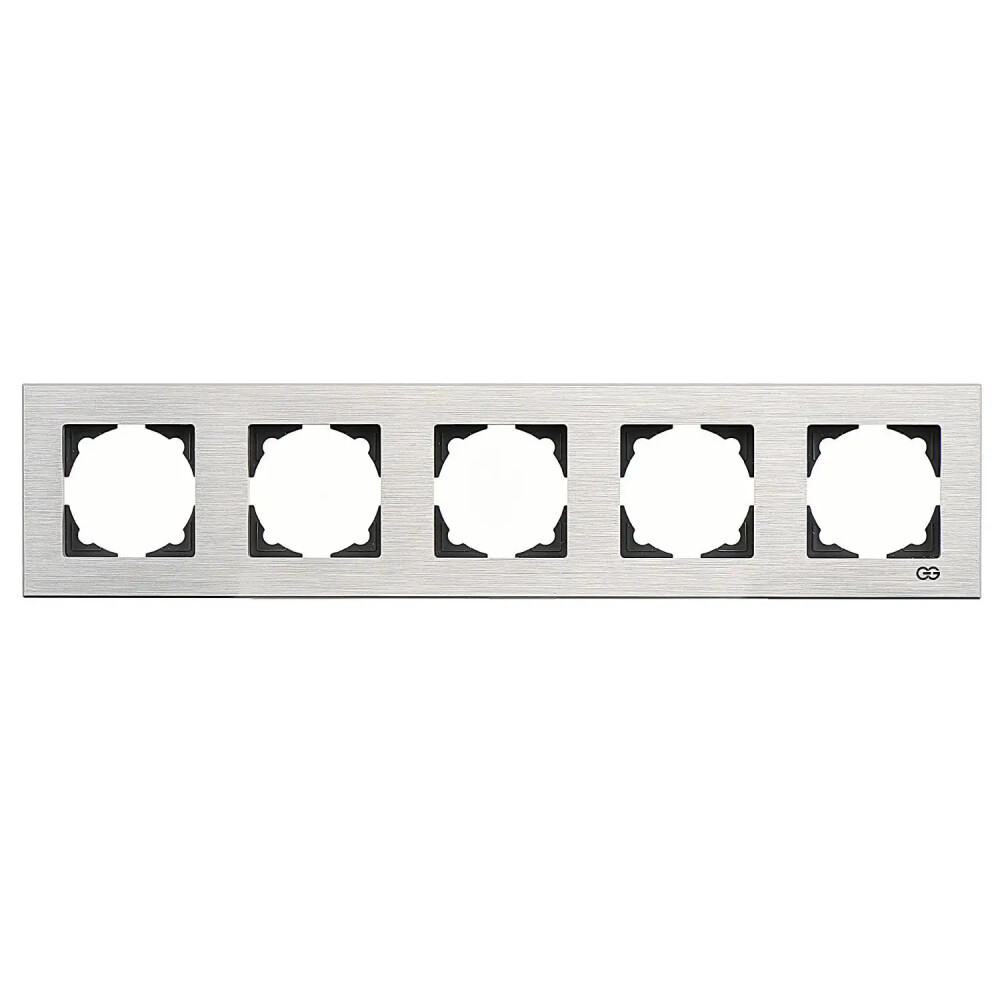 Eqona Noble Eqona Inox Beşli Çerçeve, Gümüş - Günsan Elektrik