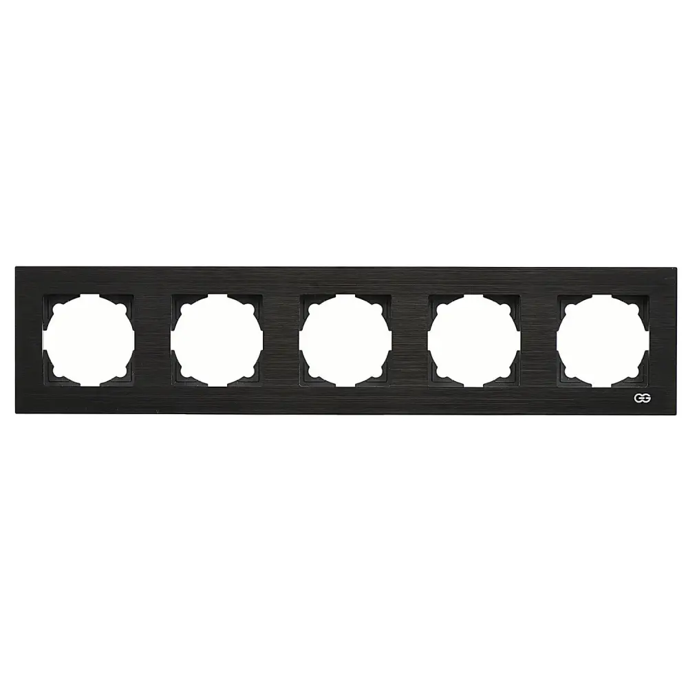 Eqona Noble Eqona Inox Beşli Çerçeve, Siyah 