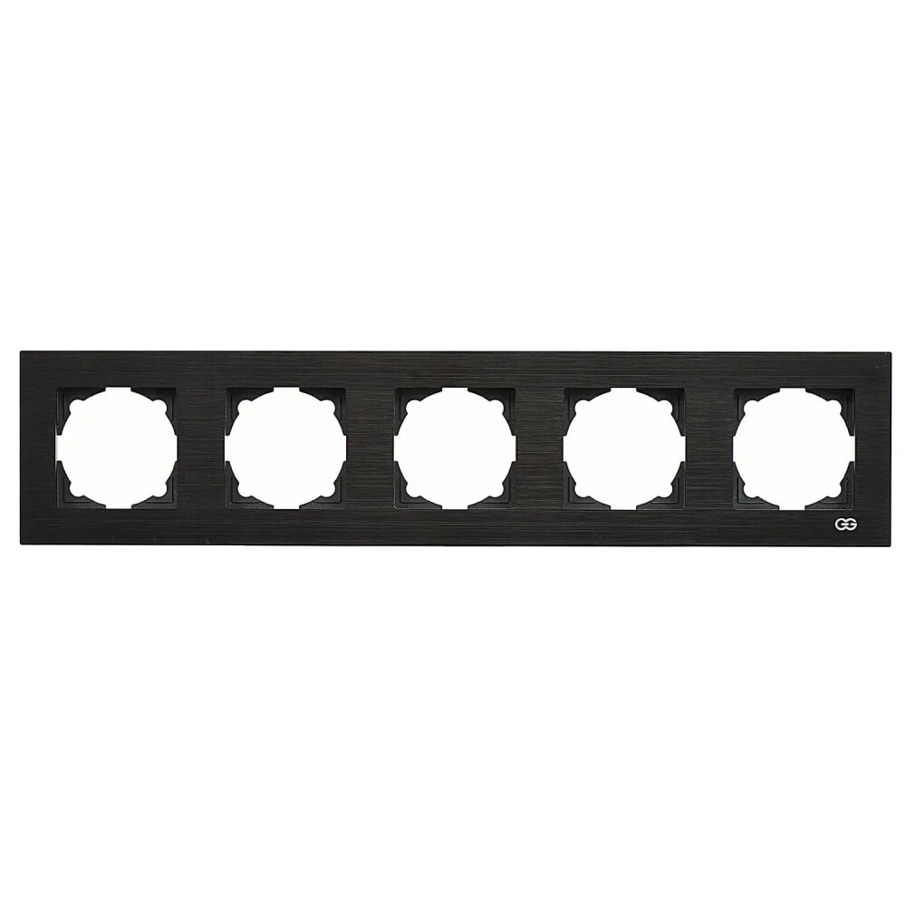 Eqona Noble Eqona Inox Beşli Çerçeve, Siyah - Günsan Elektrik